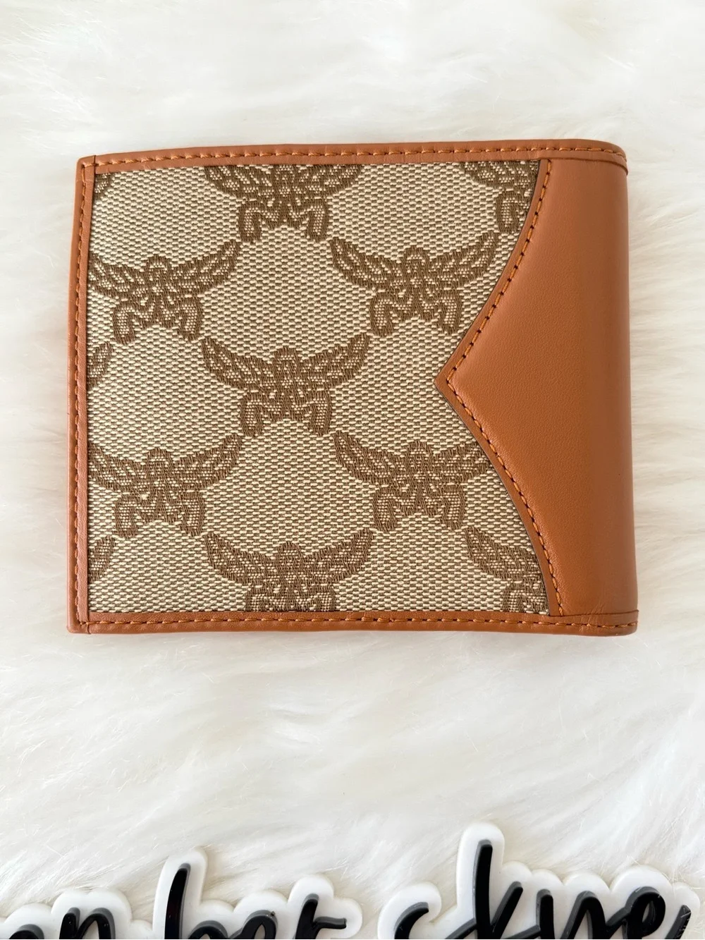 MCM Himmel Bifold In Lauretos Monogram‎ Canvas Wallet